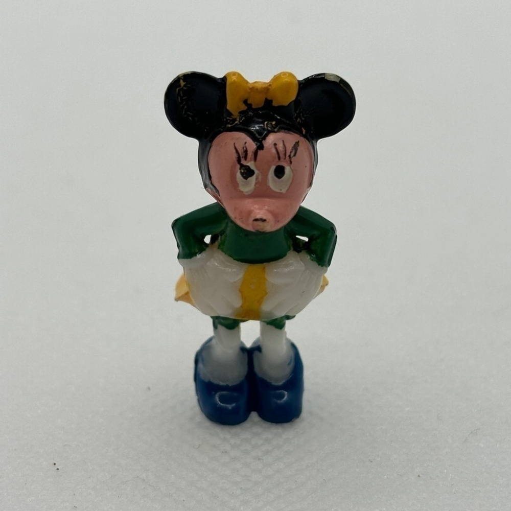 Louis Marx, Disneykins Vintage Miniature Minnie Mouse, Circa 1960, Rare Find